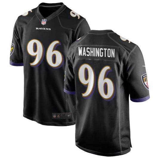 Broderick Washington Baltimore Ravens Nike Youth Game Jersey - Black