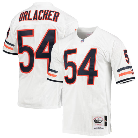 Brian Urlacher Chicago Bears Mitchell & Ness 2000 Authentic Throwback Retired Player Jersey - White