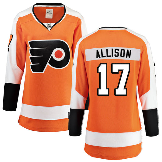 Wade Allison Philadelphia Flyers Fanatics Branded Women's Home Breakaway Jersey - Orange