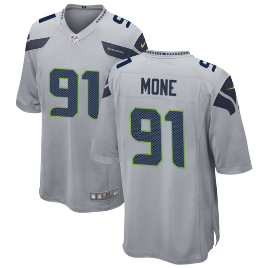 Bryan Mone Seattle Seahawks Nike Youth Game Jersey - Gray