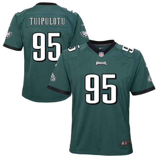 Marlon Tuipulotu Philadelphia Eagles Nike Youth Team Game Jersey - Midnight Green