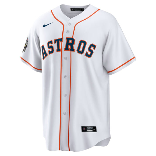 Men's Jose Altuve Nike Astros 2022 World Series Home Replica Jersey - White