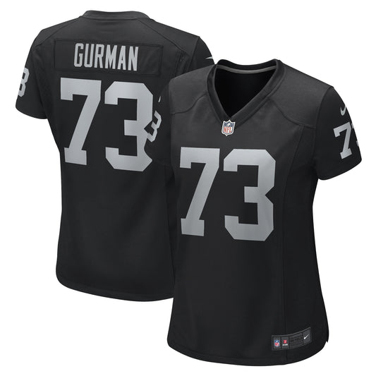 Vitaliy Gurman Las Vegas Raiders Nike Women's Game Player Jersey - Black