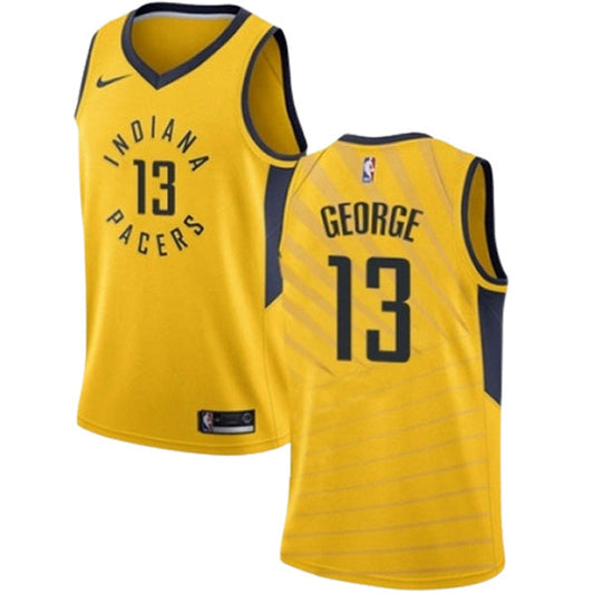 Men's Indiana Pacers Paul George Statement Edition Jersey - Gold