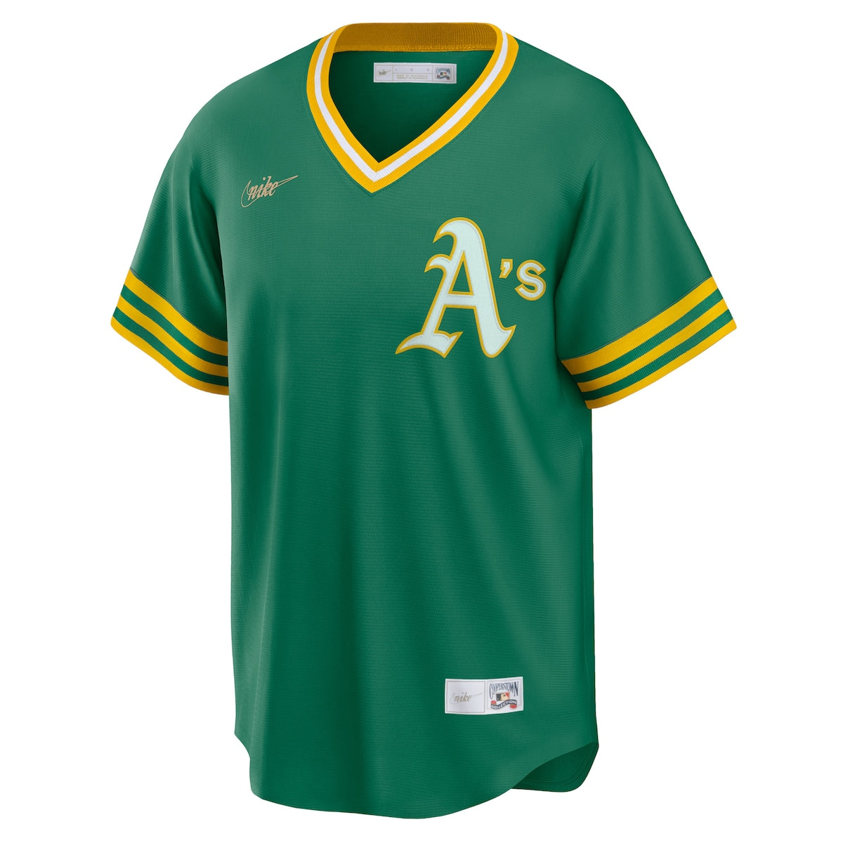 Men's  Nike Athletics Road Cooperstown Team Jersey - Green