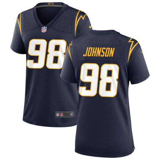 Austin Johnson Los Angeles Chargers Nike Women's Alternate Game Jersey - Navy