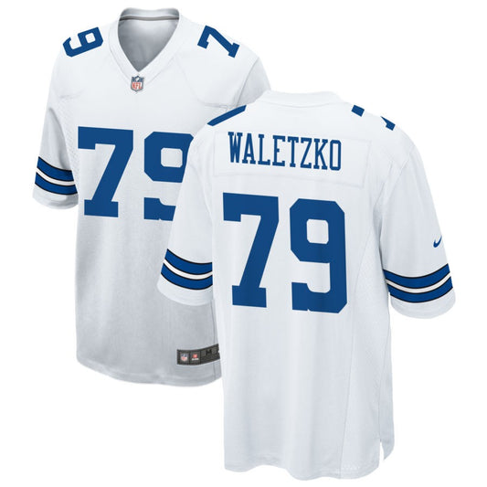 Matt Waletzko Dallas Cowboys Nike Game Jersey - White