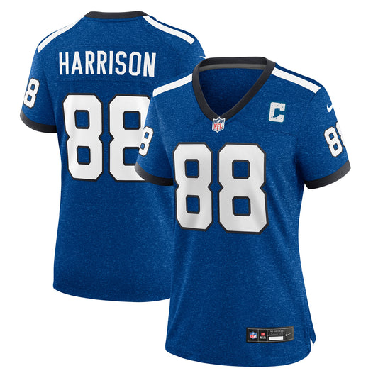 Marvin Harrison Indianapolis Colts Nike Women's Indiana Nights Alternate Game Jersey - Royal