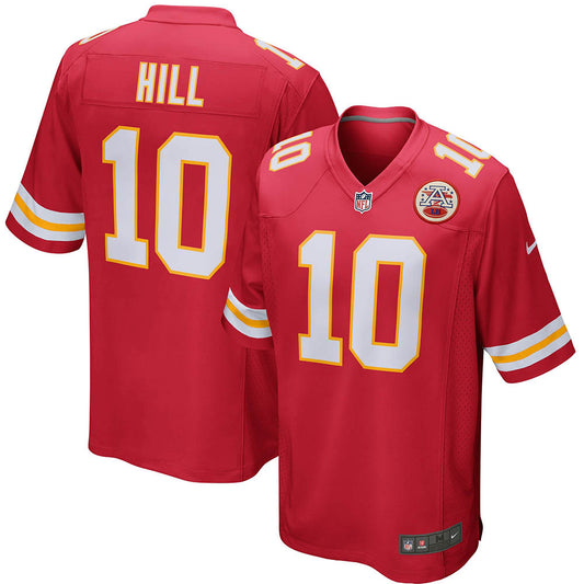 Men's Kansas City Chiefs Tyreek Hill Game Player Jersey Red