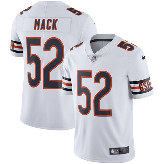 Men's Chicago Bears Khalil Mack White Vapor Limited Jersey