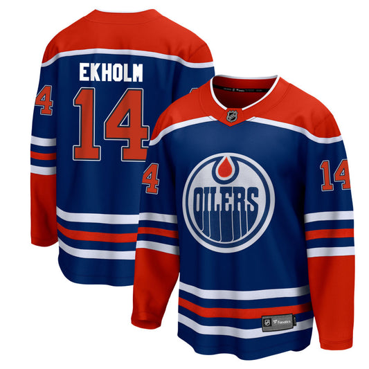 Mattias Ekholm Edmonton Oilers Fanatics Branded Home Breakaway Jersey - Royal