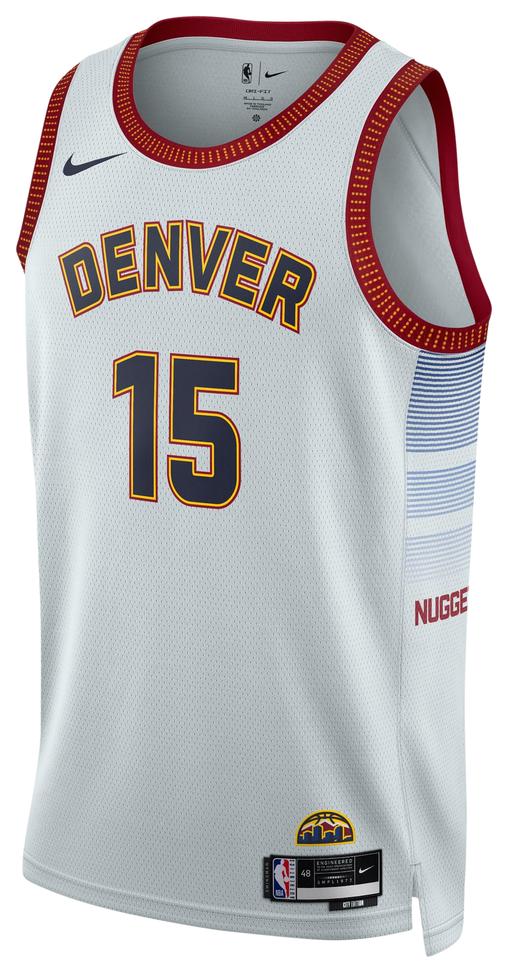 Men's Jokic Nikola Nike Nuggets Swingman Jersey - White