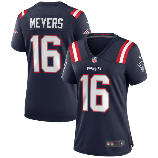 Women's New England Patriots Jakobi Meyers Game Jersey Navy