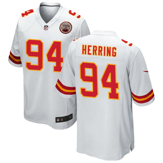 Malik Herring Kansas City Chiefs Nike Game Jersey - White