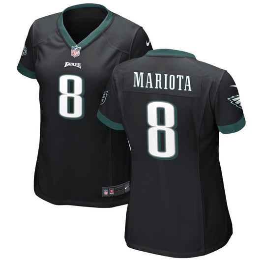 Marcus Mariota Philadelphia Eagles Nike Women's Alternate Game Jersey - Black