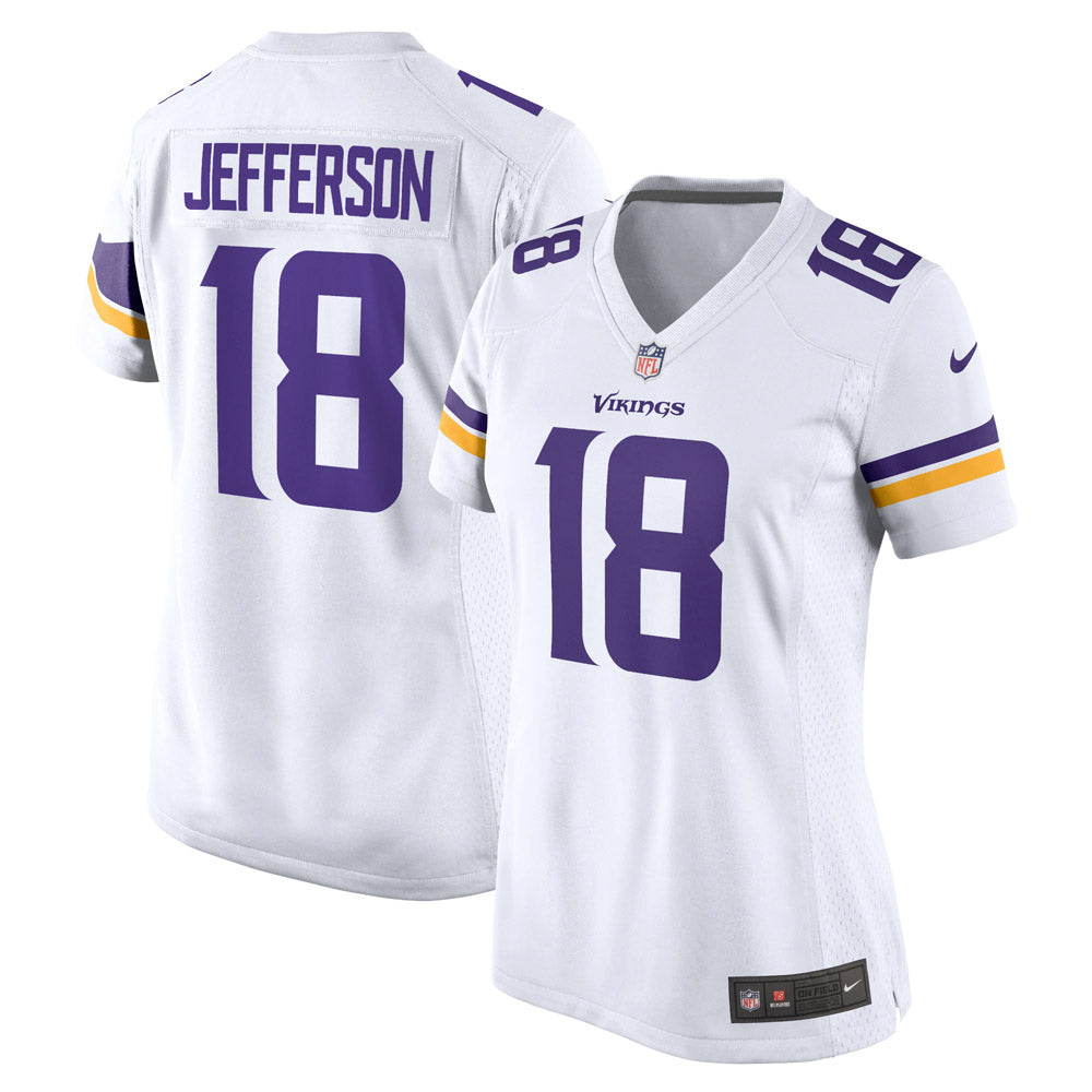 Women's Minnesota Vikings Justin Jefferson Game Jersey White