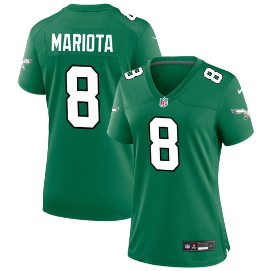 Marcus Mariota Philadelphia Eagles Nike Women's Alternate Game Jersey - Kelly Green