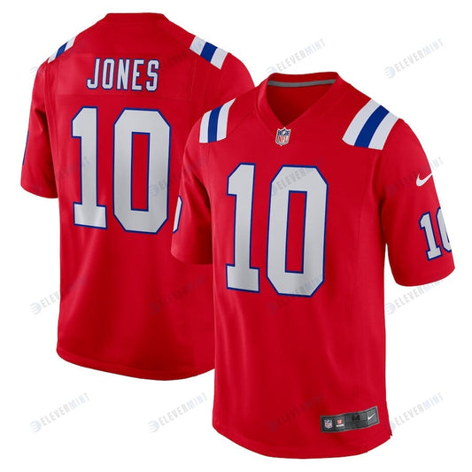 Mac Jones 10 New England Patriots Men Game Jersey - Red