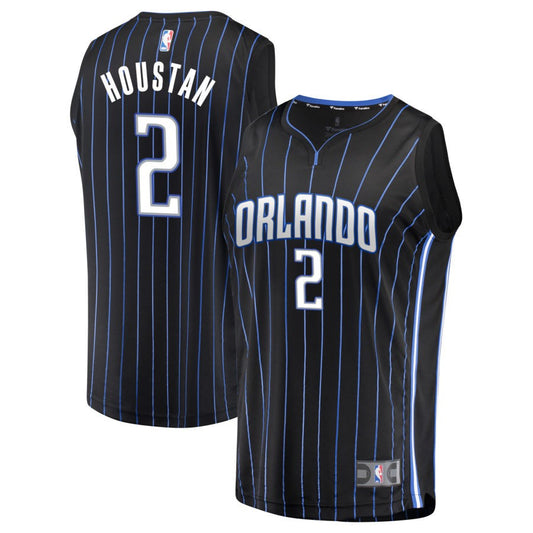 Caleb Houstan Orlando Magic Fanatics Branded Youth Fast Break Replica Jersey Black - Icon Edition