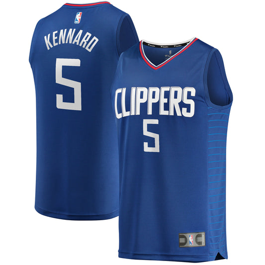 Luke Kennard LA Clippers Fanatics Branded 2021/22 Fast Break Replica Jersey - Icon Edition - Royal