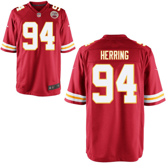 Malik Herring Kansas City Chiefs Nike Youth Game Jersey - Red