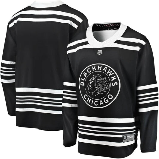 Men's Chicago Blackhawks Fanatics Black Alternate 1926 Replica Player Jersey