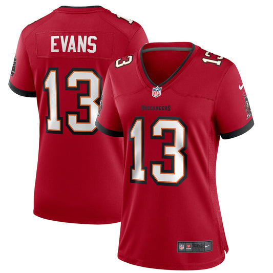 Women's Mike Evans Nike Buccaneers Throwback Game Jersey - Red