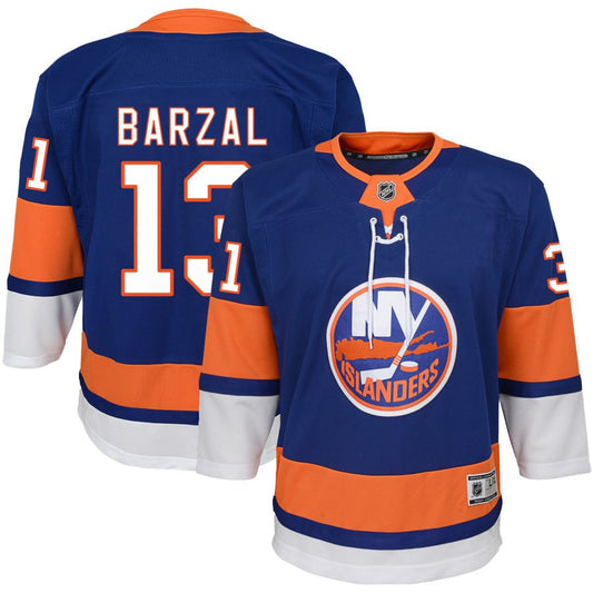 Mathew Barzal New York Islanders Youth Home Premier Jersey - Blue