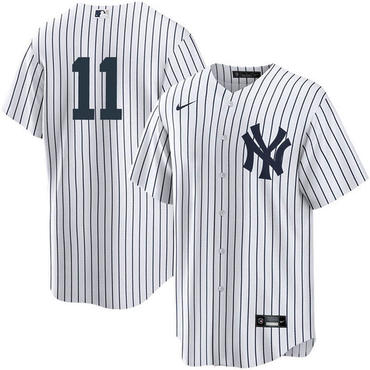 Youth New York Yankees Anthony Volpe Cool Base Replica Home Jersey - White