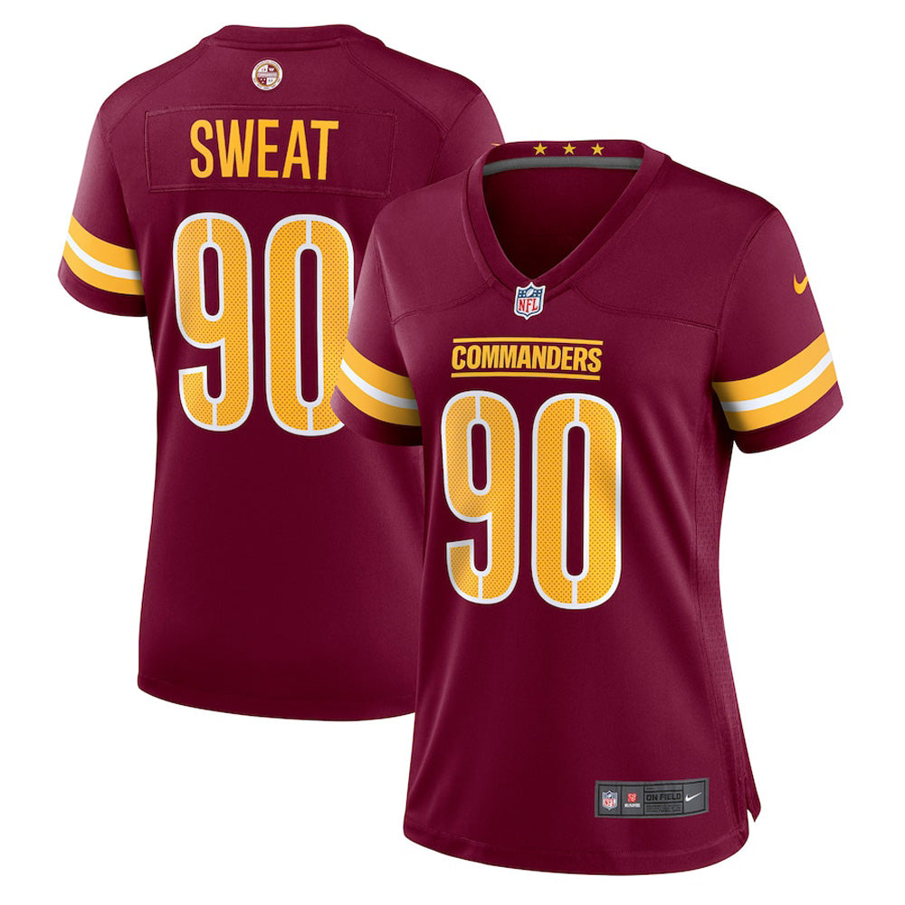 Women's Washington Commanders Montez Sweat Game Jersey - Burgundy