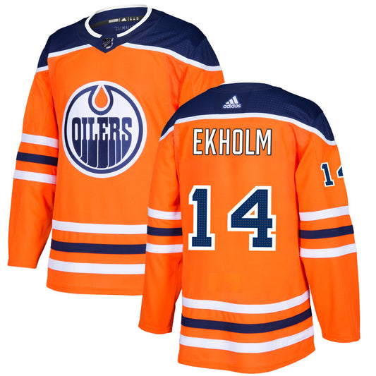 Mattias Ekholm Edmonton Oilers adidas Authentic Jersey - Orange