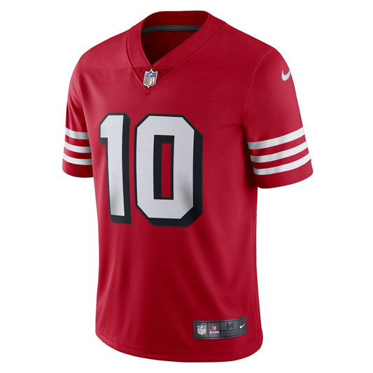 Men's Jimmy Garoppolo Nike 49ers Alternate Vapor Limited Jersey - Red