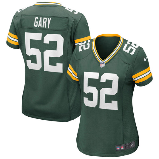 Women's Green Bay Packers Rashan Gary Game Jersey Green