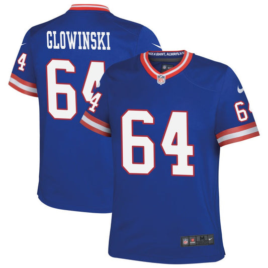 Mark Glowinski New York Giants Nike Youth Classic Game Jersey - Royal