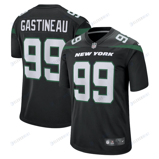 Mark Gastineau 99 New York Jets Game Jersey - Stealth Black