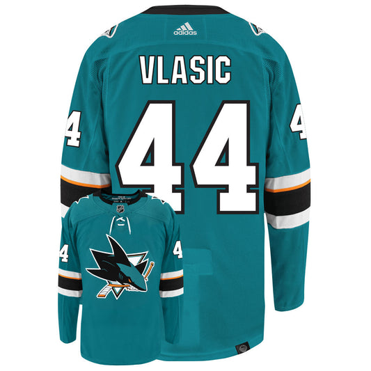 Marc-Edouard Vlasic San Jose Sharks Adidas Primegreen Authentic NHL Hockey Jersey