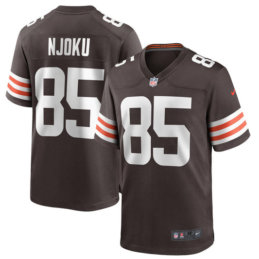 Men's Cleveland Browns David Njoku Game Player Jersey Brown