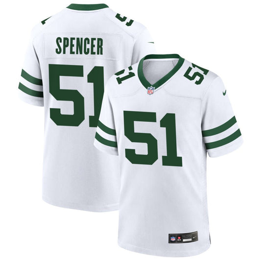 Marquiss Spencer New York Jets Nike Legacy Game Jersey - White