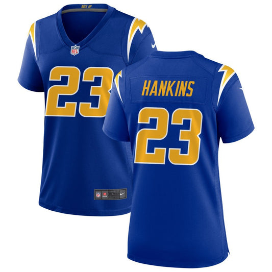 Matt Hankins Los Angeles Chargers Nike Women's Alternate Game Jersey - Royal