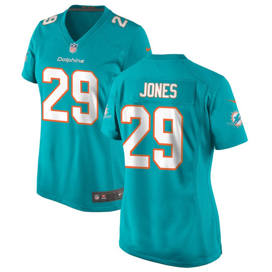 Brandon Jones Miami Dolphins Nike Women's Game Jersey - Aqua