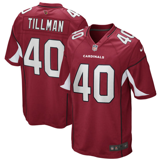 Men's Arizona Cardinals Pat Tillman Game Retired Player Jersey Cardinal Red