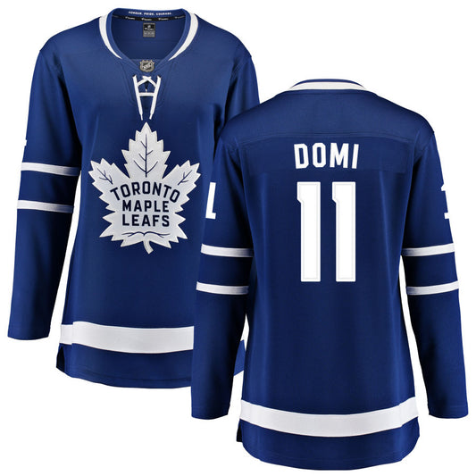 Max Domi Toronto Maple Leafs Fanatics Branded Women's Home Breakaway Jersey - Blue