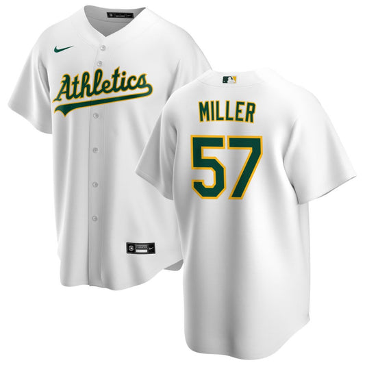 Mason Miller Oakland Athletics Nike Youth Home Replica Jersey - White