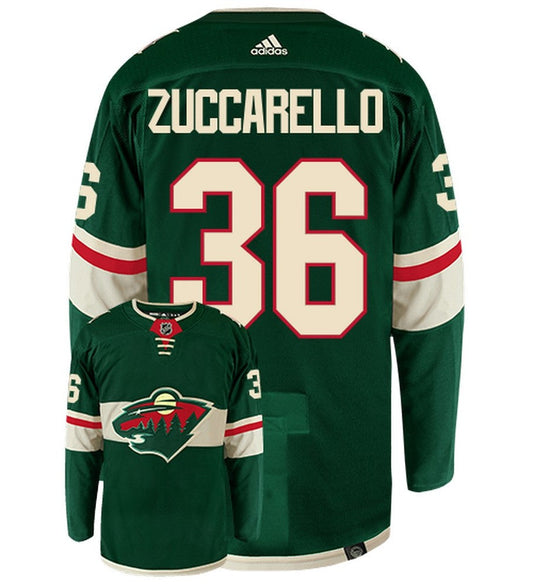 Mats Zuccarello Minnesota Wild Adidas Primegreen Authentic NHL Hockey Jersey