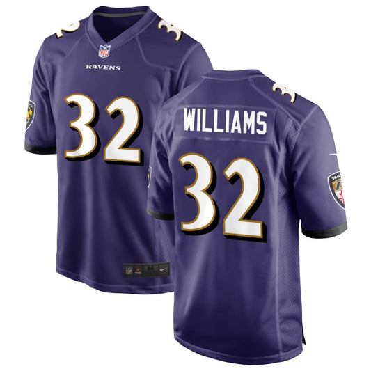 Marcus Williams Baltimore Ravens Nike Game Jersey - Purple