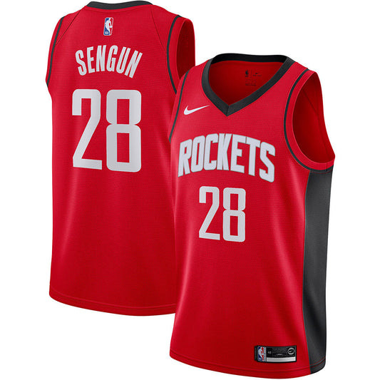 Men's Houston Rockets Alperen Sengun Icon Edition Jersey - Red