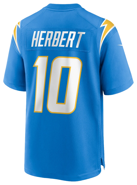 Men's Herbert Justin Nike Chargers Game Day Jersey - Blue