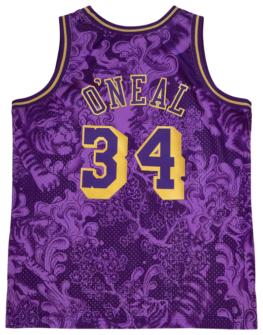 Men's  Mitchell & Ness Lakers CNY Jersey - Purple