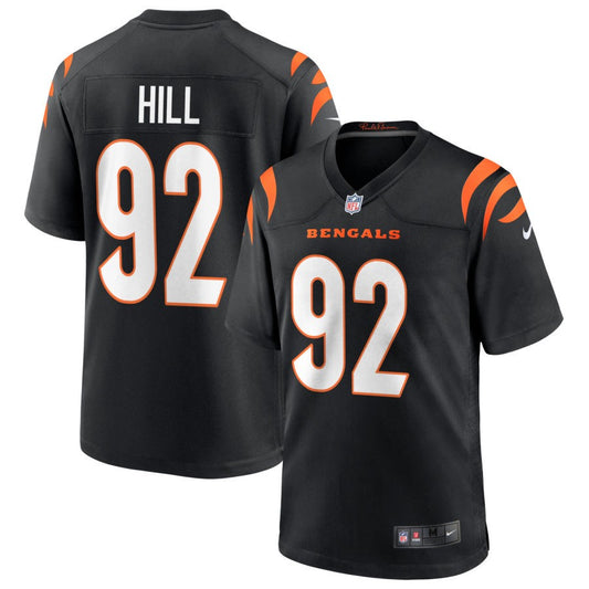 B.J. Hill Cincinnati Bengals Nike Game Jersey - Black