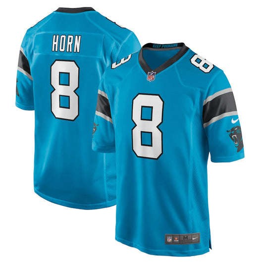 Men's Carolina Panthers Jaycee Horn Game Jersey - Blue